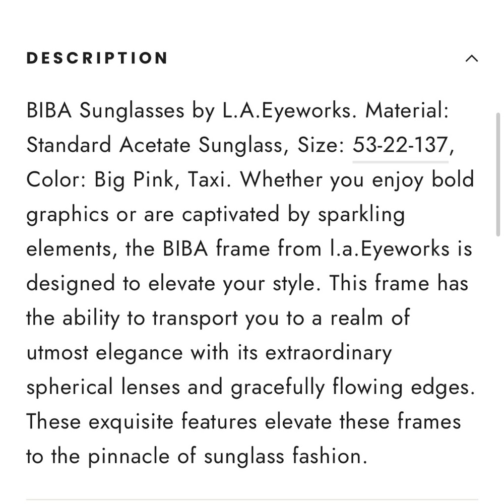 l.a.Eyeworks Biba Sunglasses - Picture 11 of 11